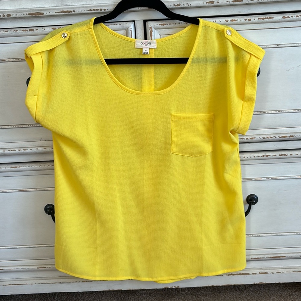 Yellow blouse